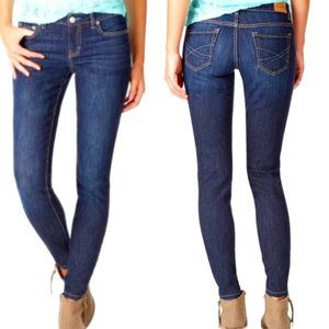 Low-rise Dark Wash Skinny Jeans